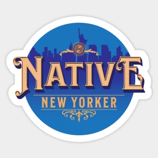 Native New Yorker Sticker